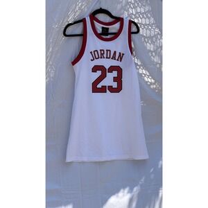Jordan 23 Basketball Jersey Men's White Red Loose Fit Size XS